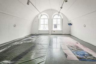 Sorcery with lizards and other transitional drawings. Installation view at Summer Open Studios, HIAP, Helsinki, Finland, 2019 