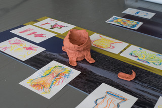 I don't need you I need a boat, 2019. Installation view at Spring Open Studios, HIAP, Helsinki, Finland 