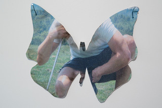 Proposal for butterfly and golf game (The words enclosed in brackets are likely to catch the private’s eye: “a (very handsome) young male student thought he could provoke me and also, I believe, seduce me a bit  by asking why I did not commit suicide"), 2020