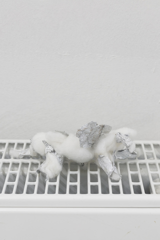 Butterfly horse (To the friend who did not save my life), 2023. Installation view at Shahin Zarinbal, Berlin